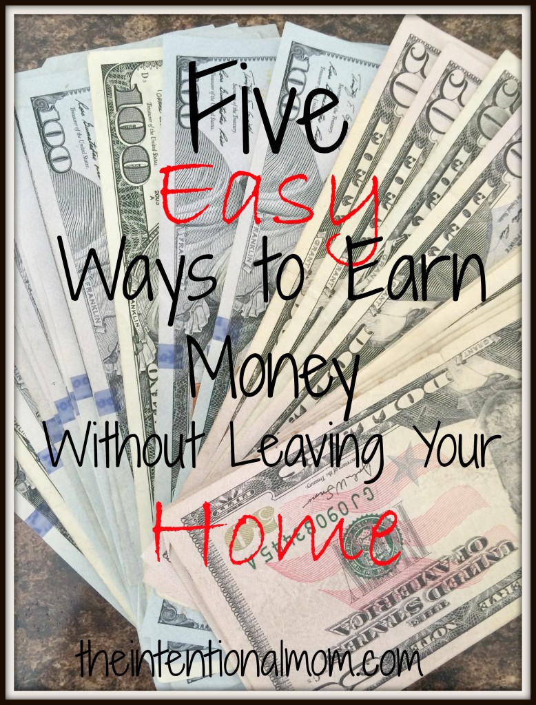 five easy ways to earn money