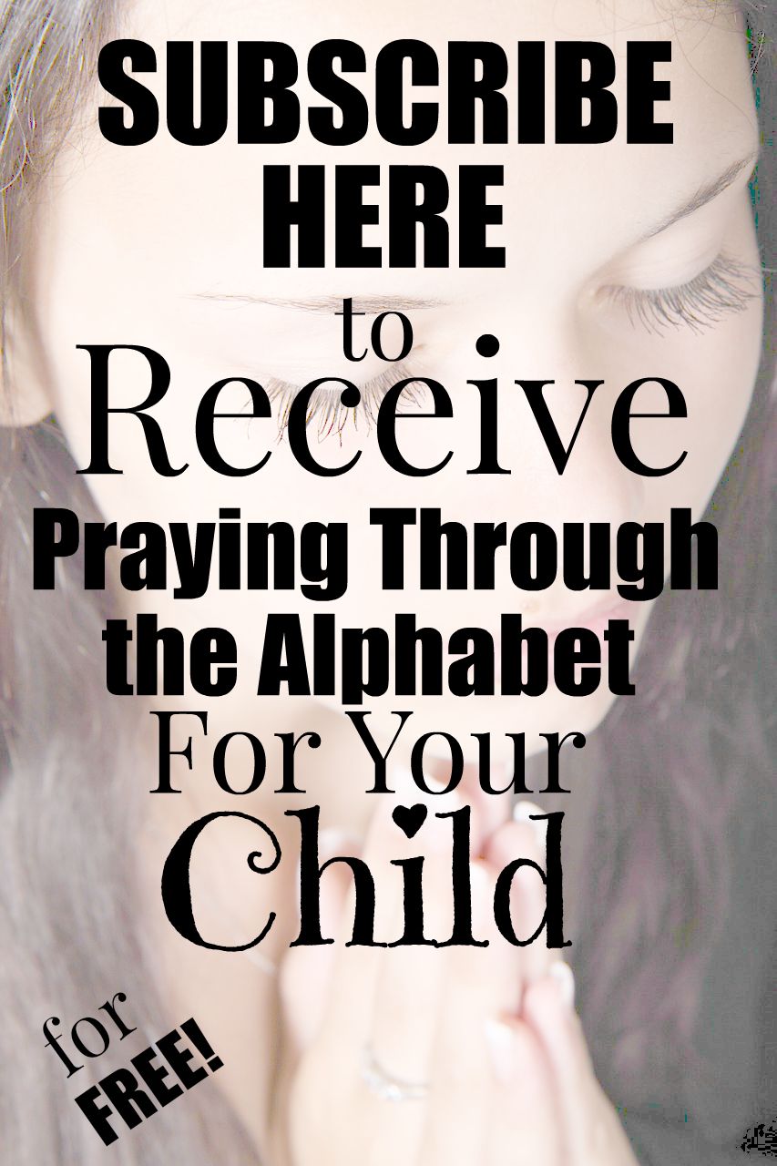 praying through the alphabet