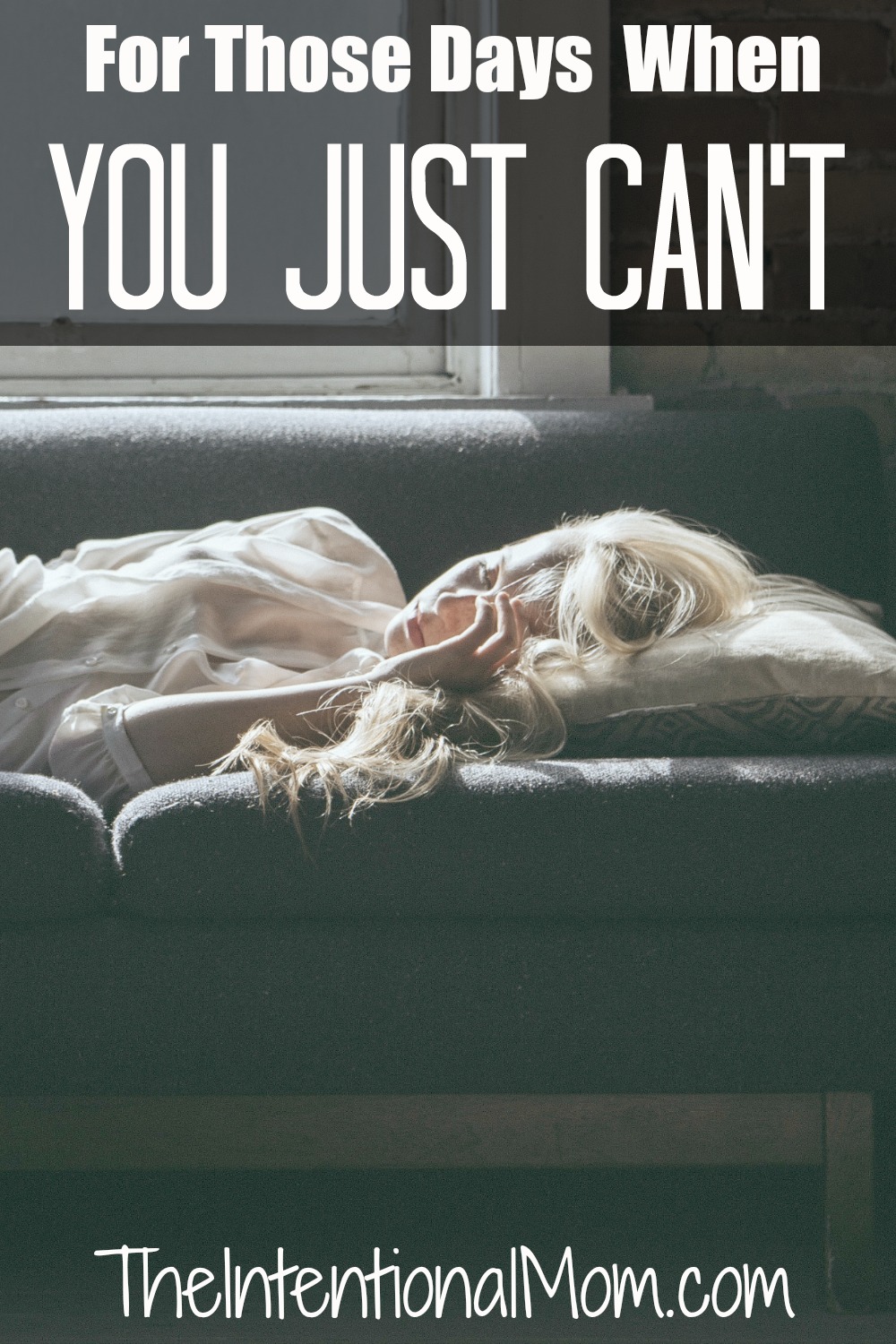 you just can't