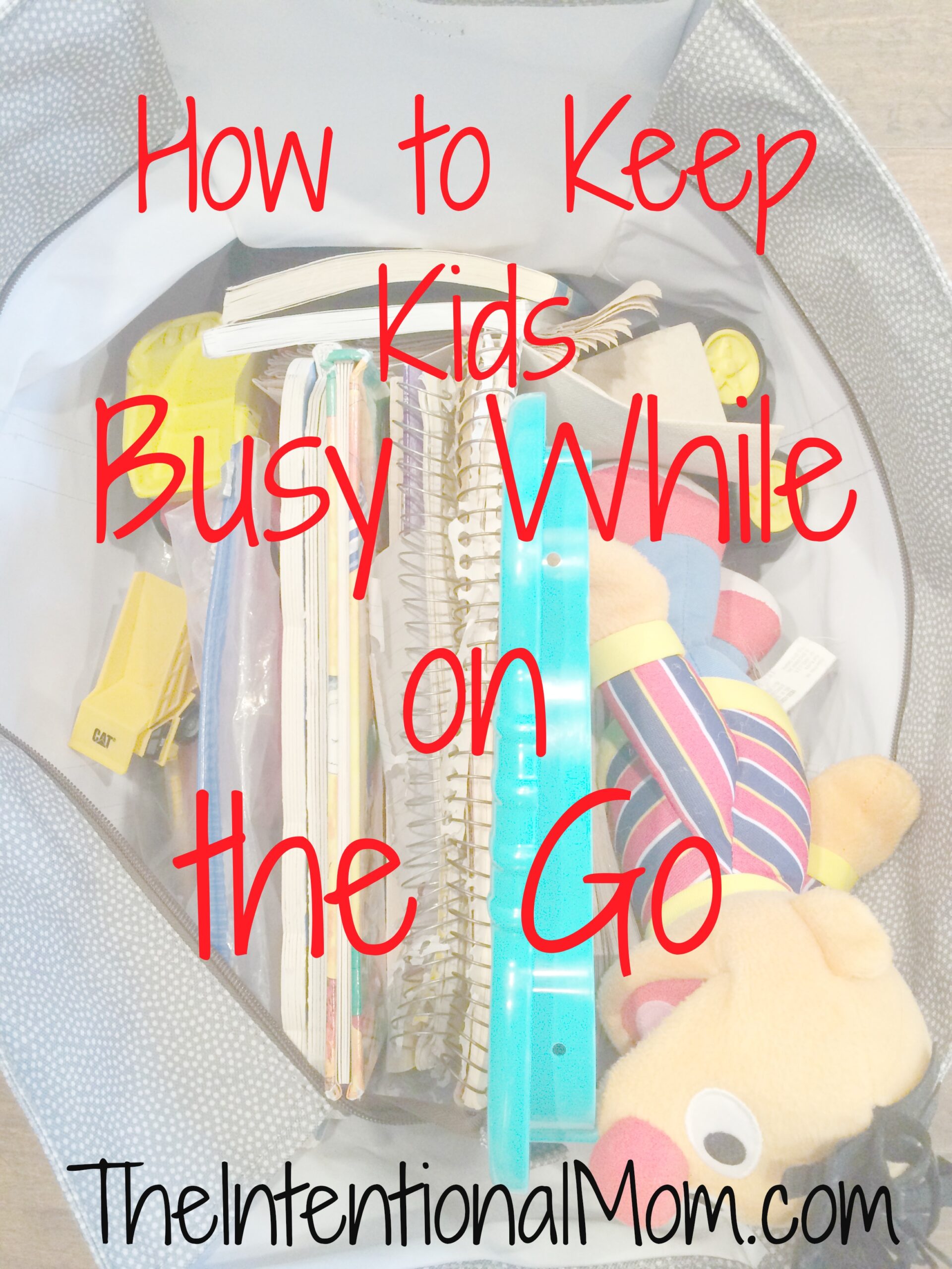 How to Keep Kids Busy While on the Go