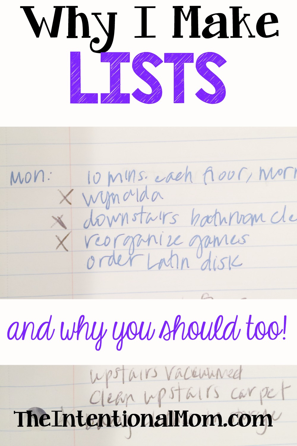 Why I Make Lists and Why You Should Too