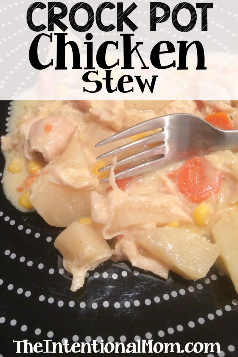 Recipe: Crock Pot Chicken Stew - The Intentional Mom