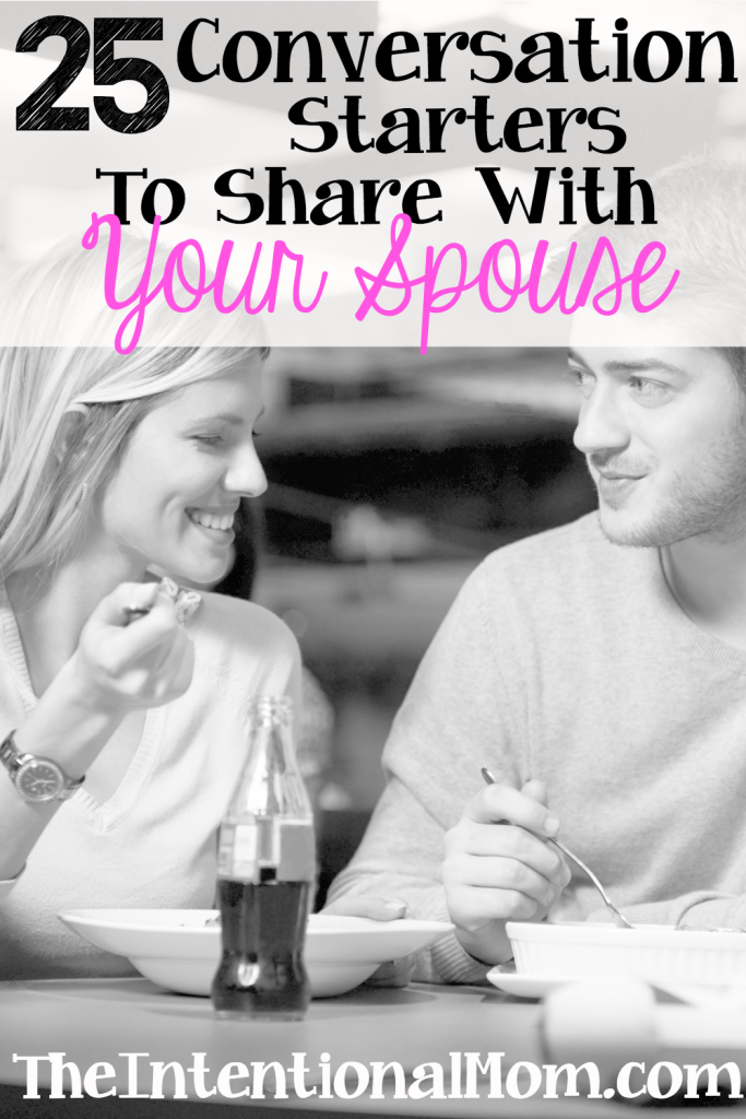 25 Great Conversation Starters to Have With Your Spouse