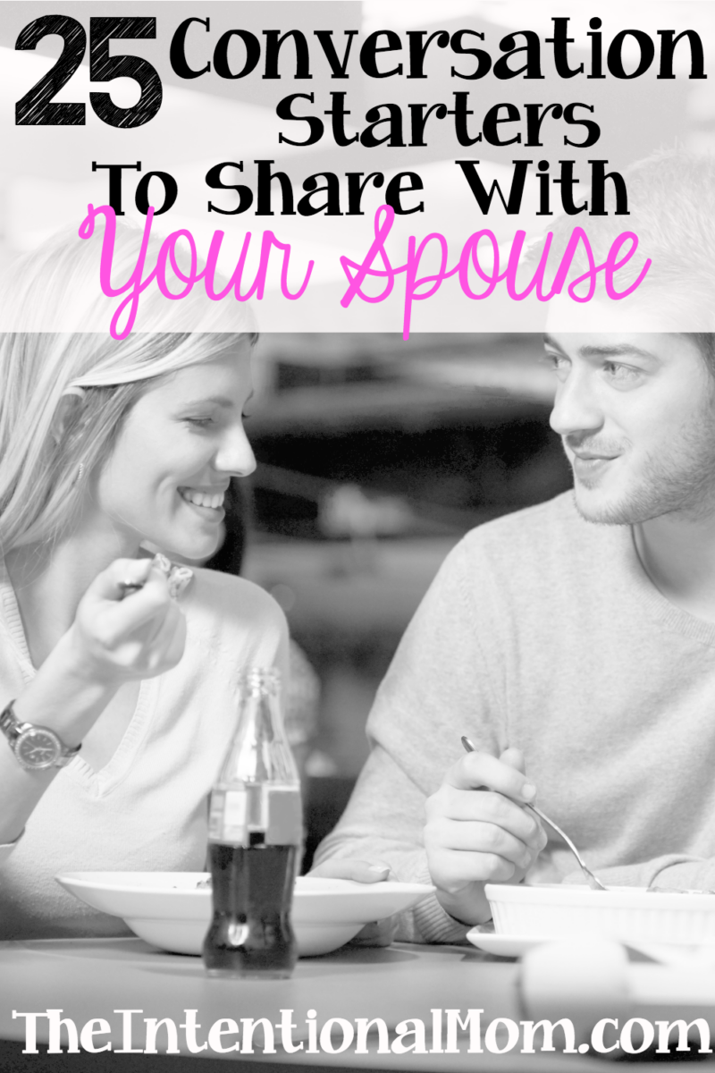 25 Great Conversation Starters to Have With Your Spouse