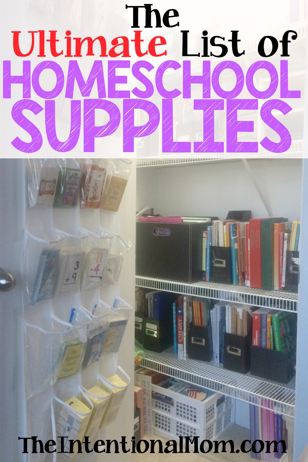 The Ultimate List of Homeschool Supplies