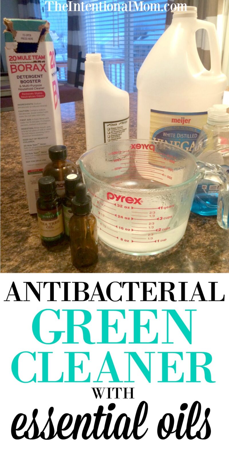 Disinfecting Green All Purpose Cleaner Using Essential Oils
