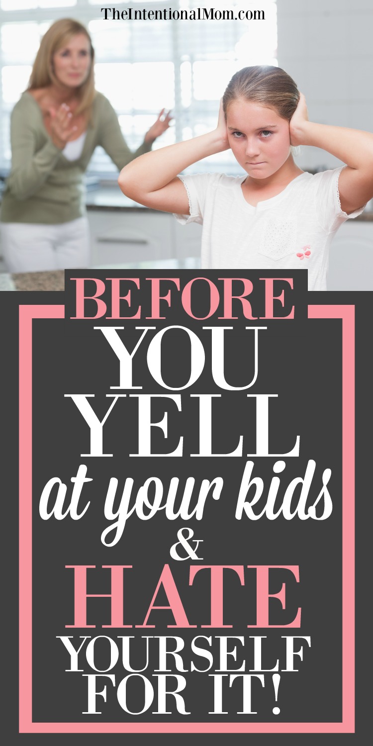 yell at your kids