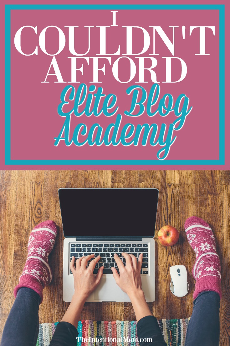 I Couldn’t Afford Elite Blog Academy Either