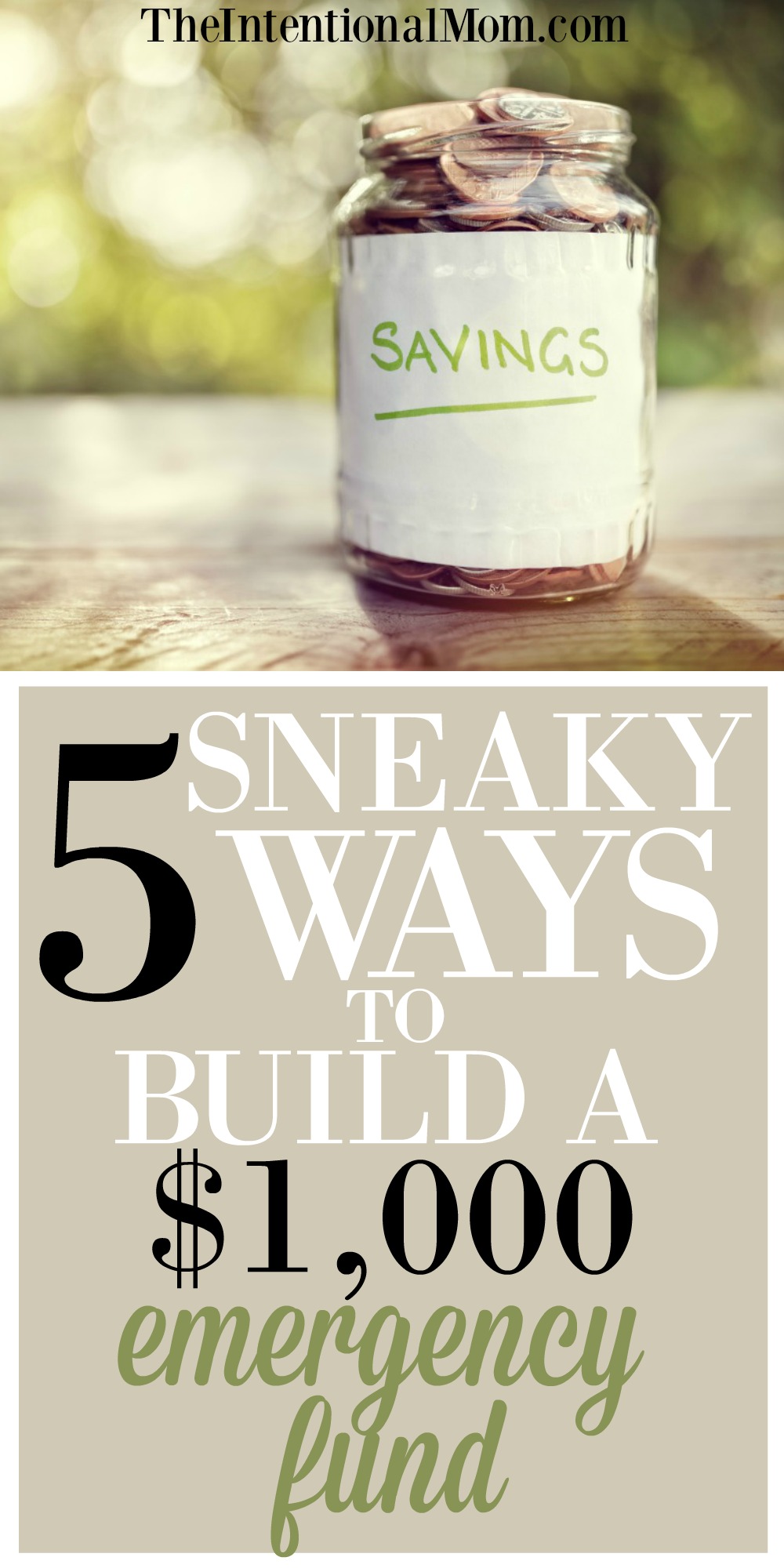 5 Sneaky Ways to Build a $1,000 Emergency Fund – STAT!