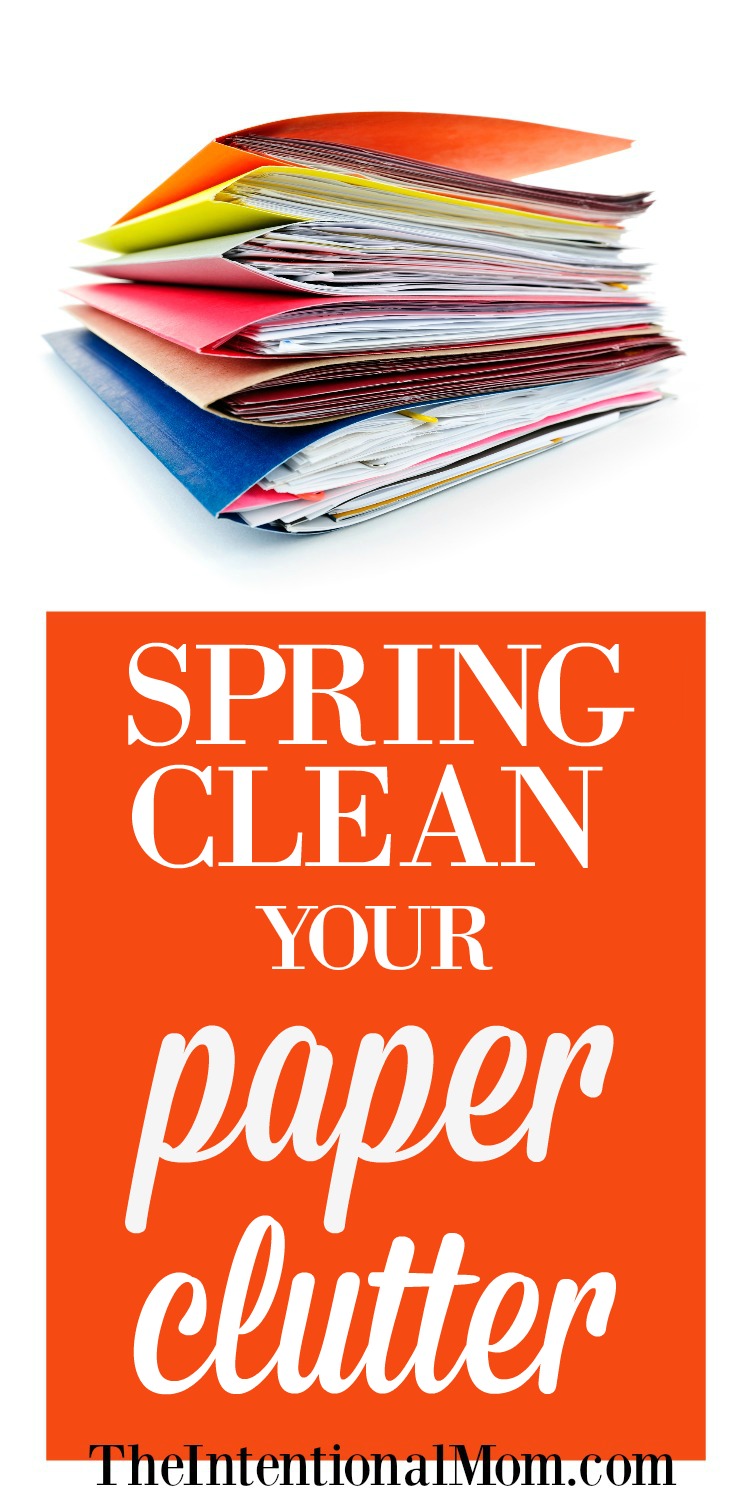 Spring Clean Your Paper Clutter