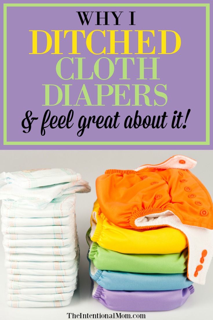 Why I Ditched Cloth Diapers & Feel Great About It