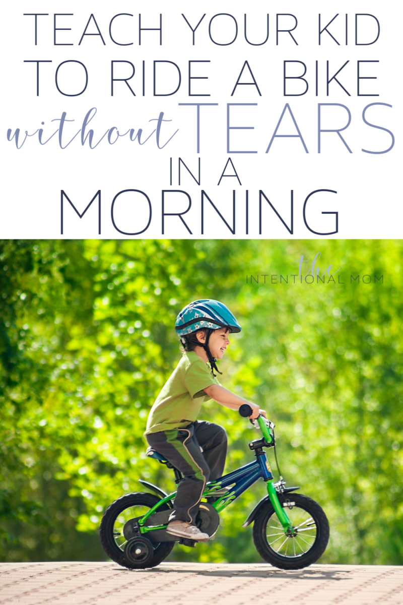 Teach Your Kid How to Ride a Bike Without Tears & Spills in One Morning