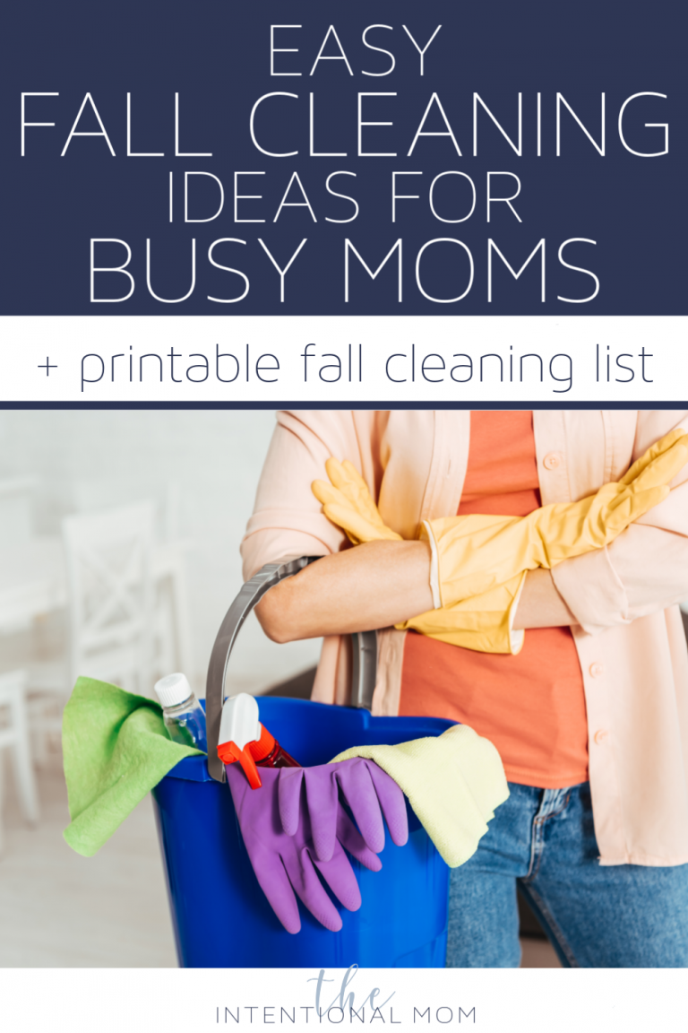 Easy Fall Cleaning Ideas For Busy Moms