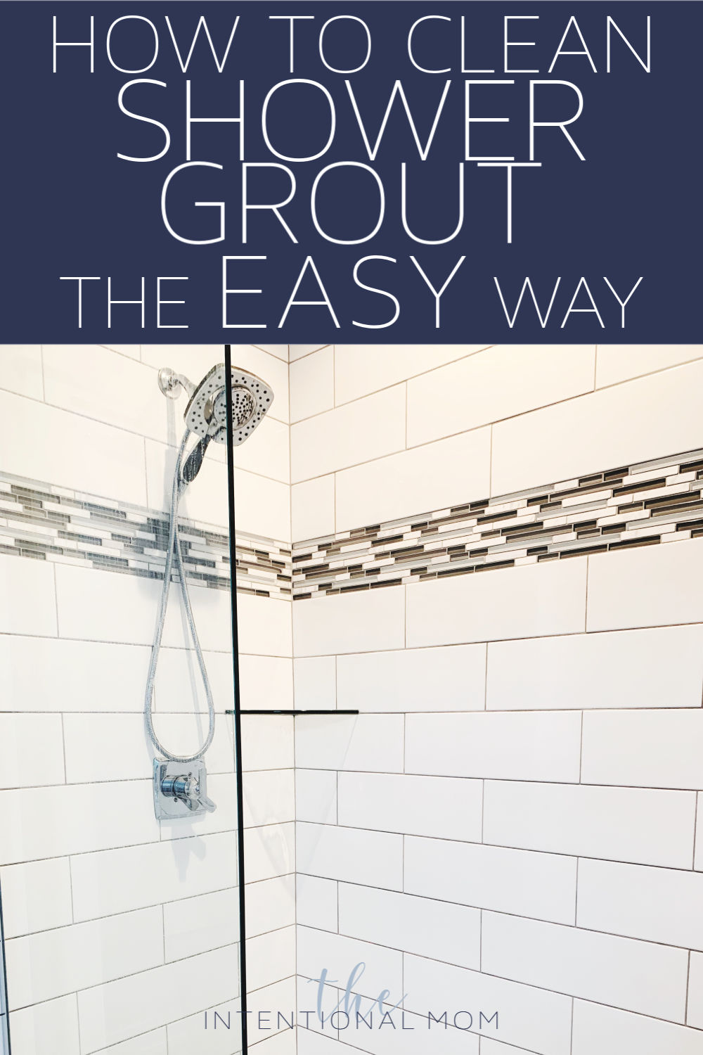 how to clean shower grout easy