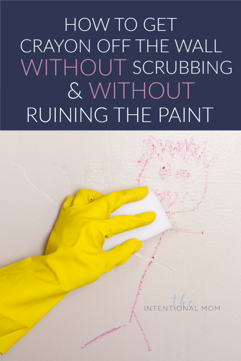 How to Get Crayon Off Walls WITHOUT Scrubbing [or RUINING the Paint